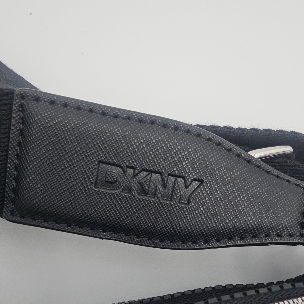 DKNY Black and Gray Logo Handbag - Picture 4 of 8